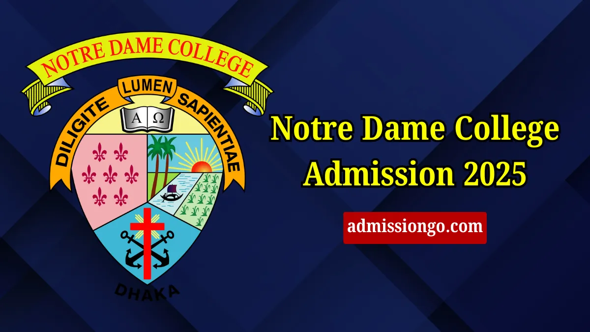 Notre Dame College Admission 2025